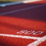 low angle photography of track field Atletica a Milano