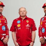 Charles Leclerc, Frédéric Vasseur e Lewis Hamilton