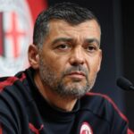 Sergio Conceição conferenza stampa, foto generata con IA