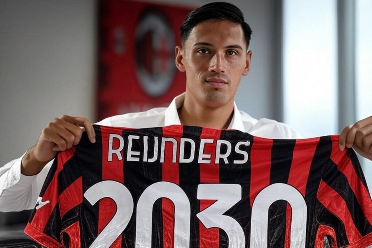 Tijjani Reijnders, foto generata con IA