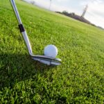 golf club on golf course
