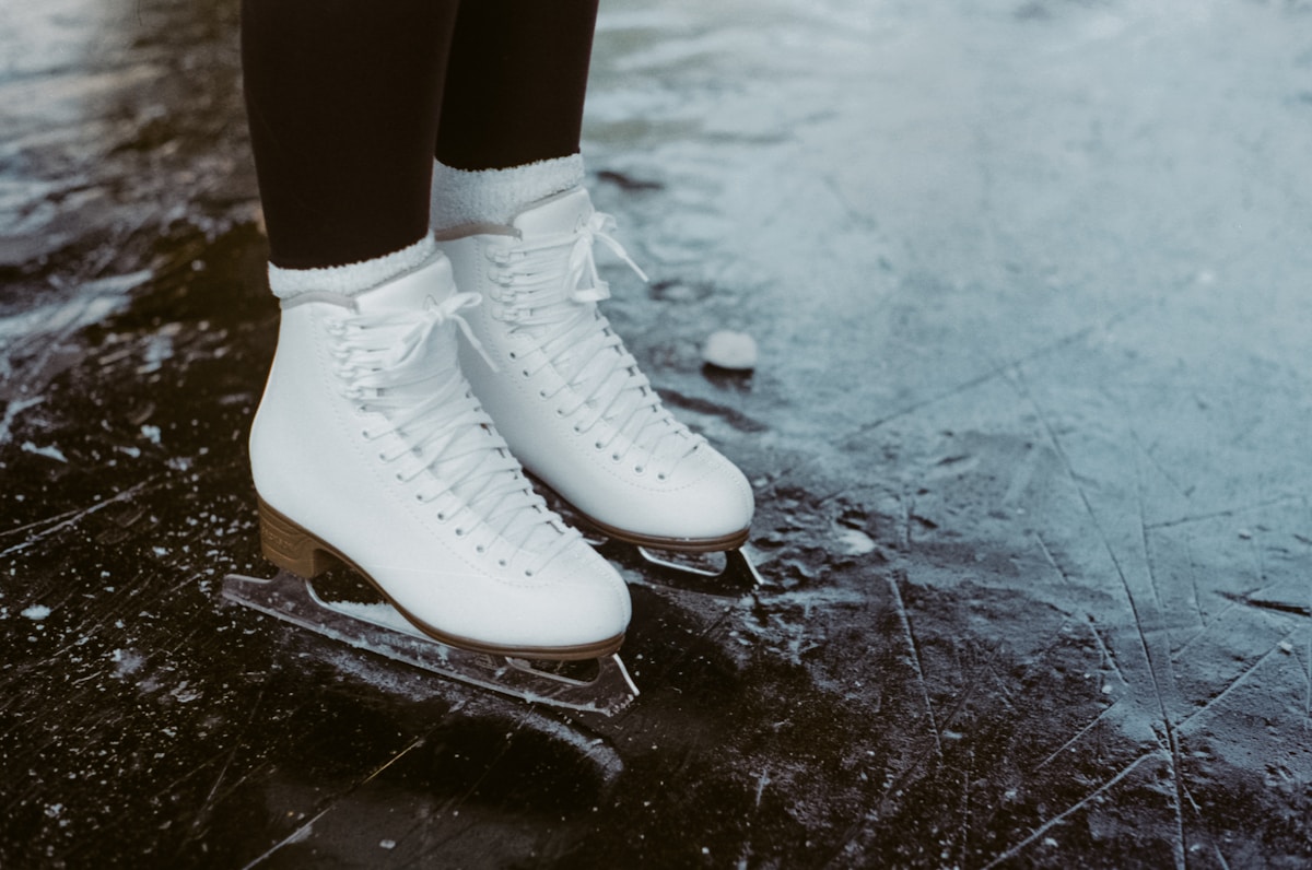 white leather boots