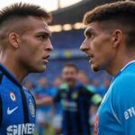 Inter o Napoli - I capitani Lautaro e Di Lorenzo - foto generata con IA