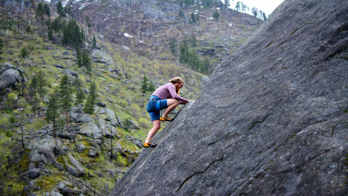 arrampicata su roccia vicino a Milano