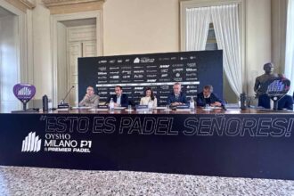 Conferenza stampa presentazione Oysho Milano Premier Padel P1
