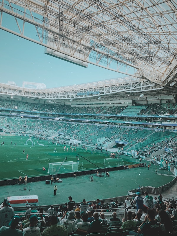 people watching soccer game