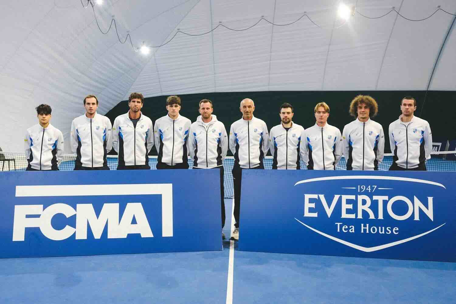 La formazione del Tc Milano in campo nella quinta giornata - foto Fabio Taffurelli