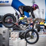 Martina Gallieni in azione nell'Italiano Indoor