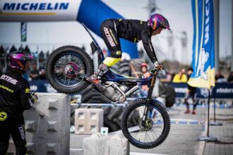 Martina Gallieni in azione nell'Italiano Indoor