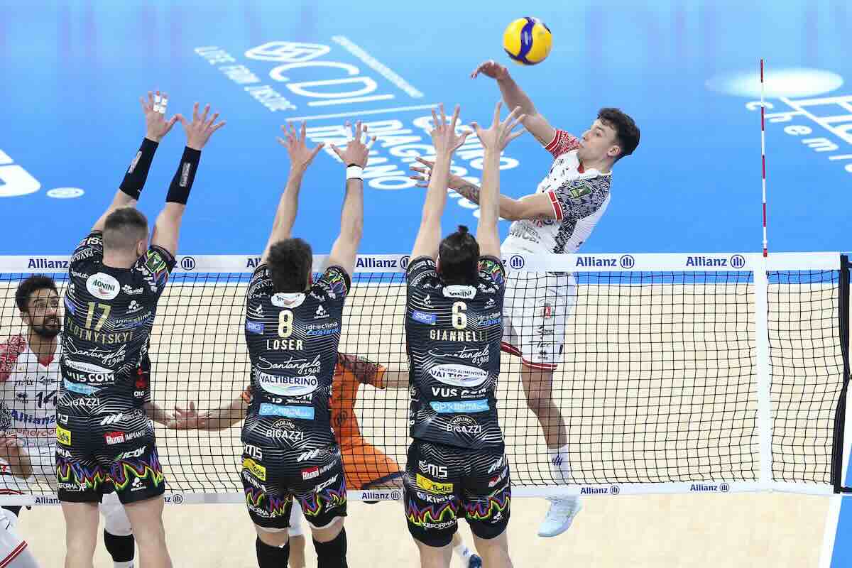 Allianz Milano travolta da Perugia al Cloud