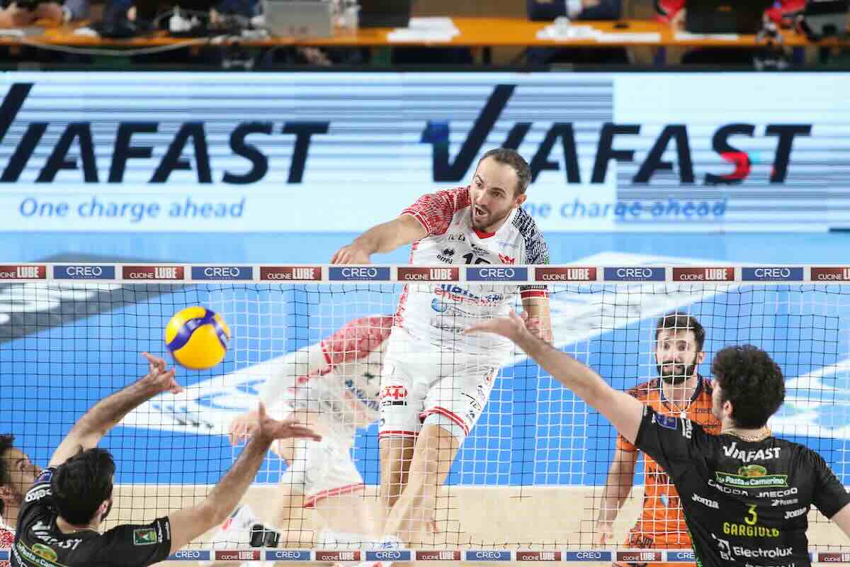 Lube Civitanova Allianz Milano, foto Spalvieri