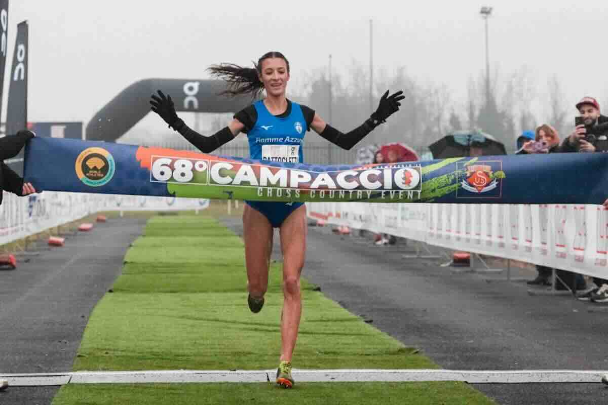 Nadia Battocletti vince il Campaccio Cross Country 2025 (Credit sportmedia_agency:Campaccio)