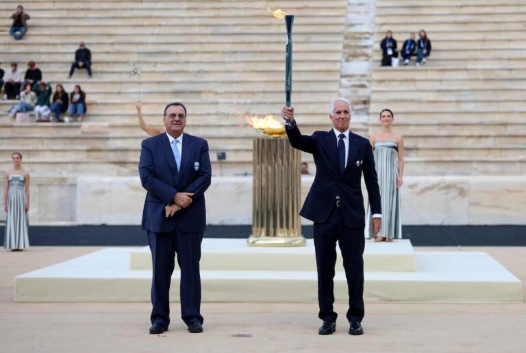 La fiamma olimpica verso Milano Cortina