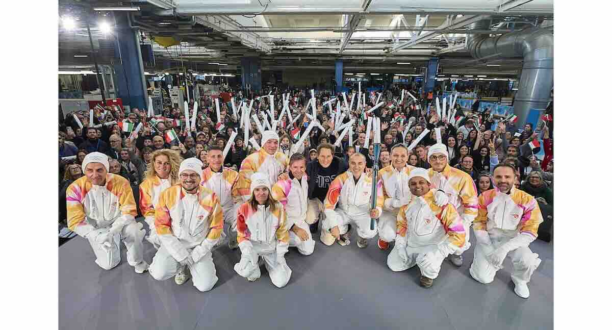 Fiat accende la Fiamma Olimpica a Mirafiori