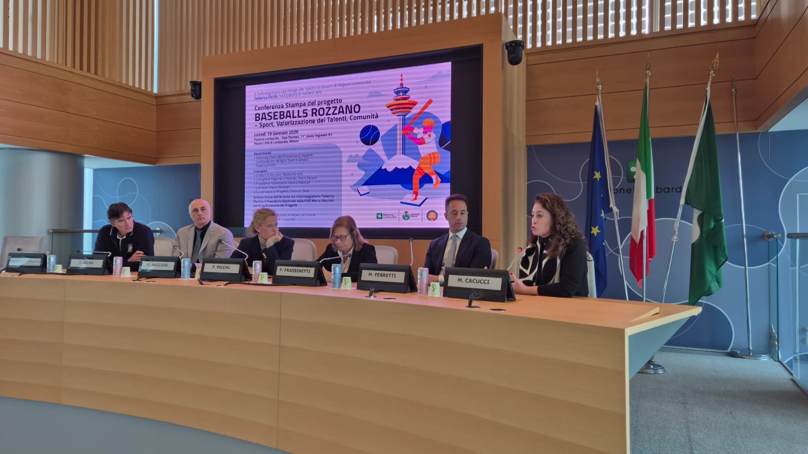 Conferenza stampa di presentazione dell'iniziativa presso Regione Lombardia