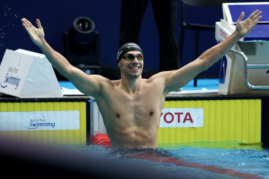 Simone Barlaam, nuotatore paralimpico italiano (Photo by Yong Teck Lim/Getty Images)