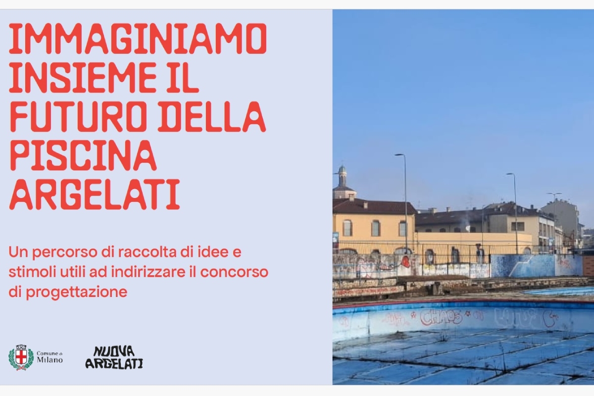 Riqualificazione piscina Argelati Milano, via al progetto (credit immagine: Ufficio stampa - Comune di Milano)