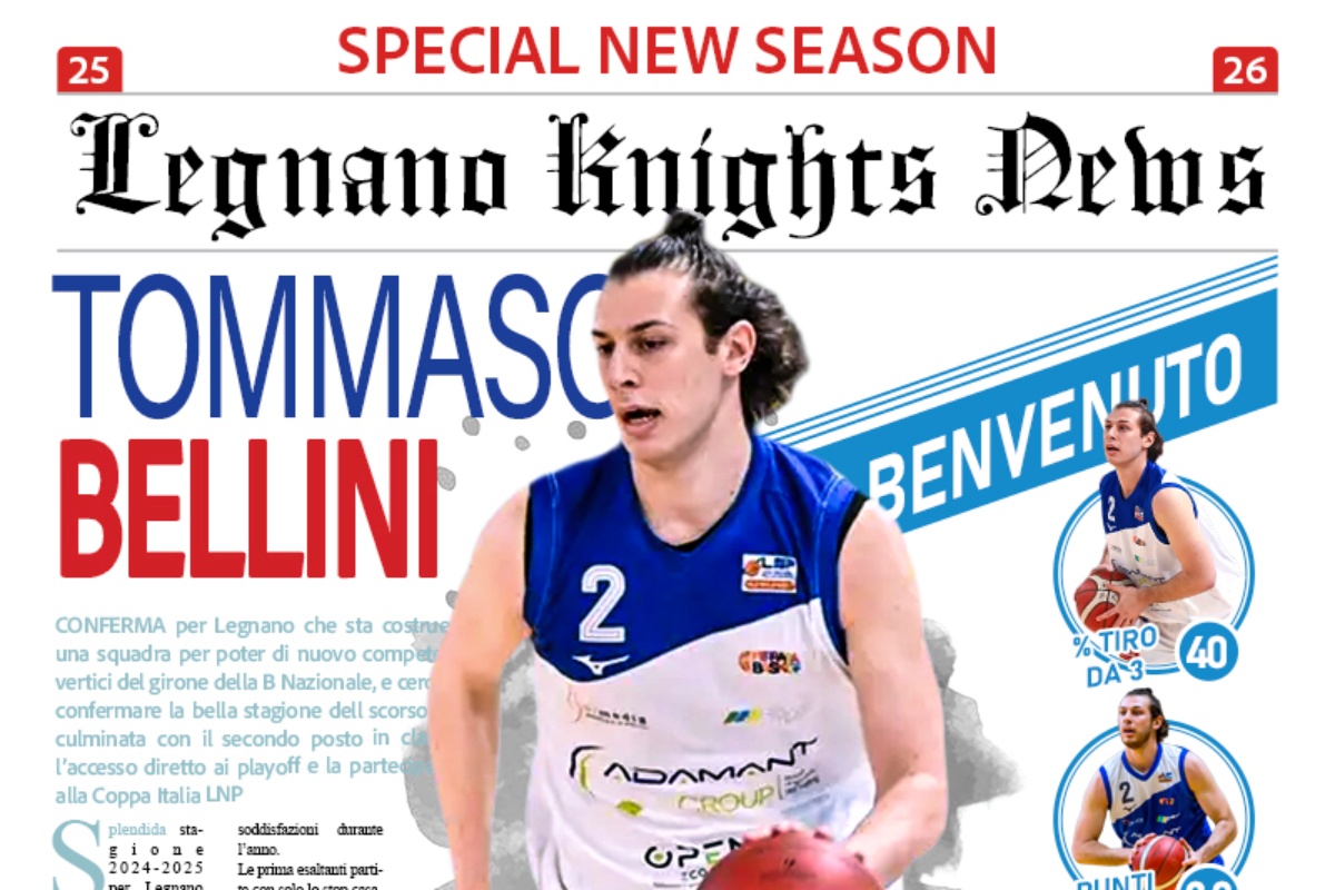 Tommaso Bellini, giocatore Legnano Knights