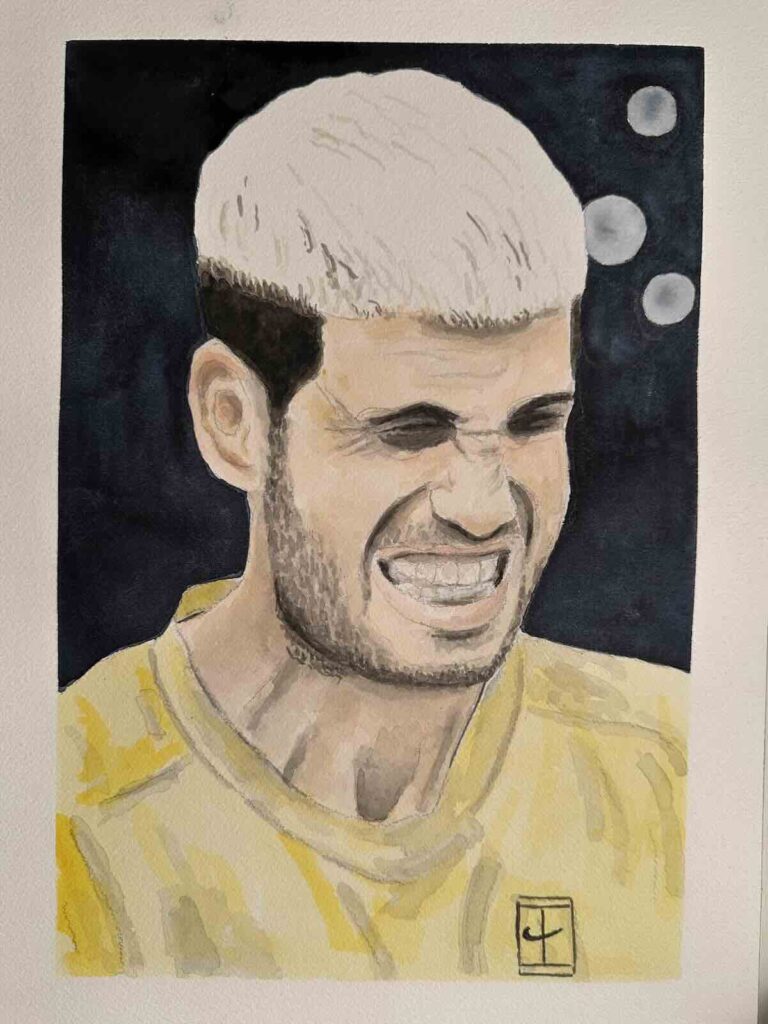 Carlos Alcaraz, ritratto di Severino Salvemini