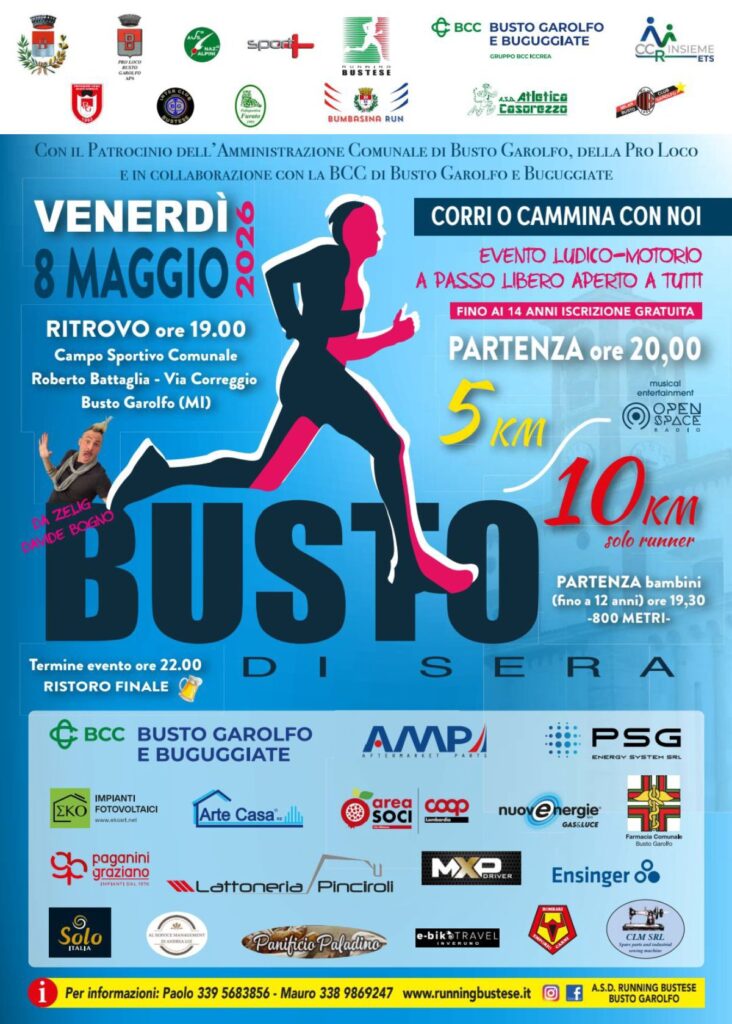 Locandina Busto di Sera 2026 - (credit immagine: Ufficio Stampa BCC)