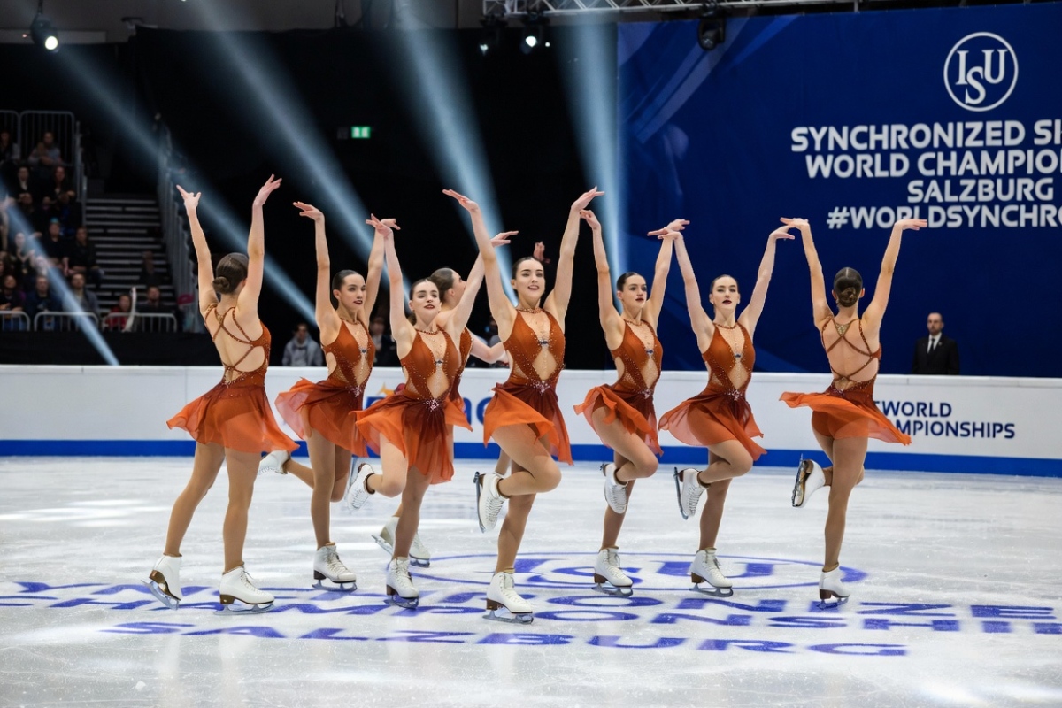 Mondiali pattinaggio sincronizzato 2026: l’Italia blinda due squadre (immagine generata con IA)