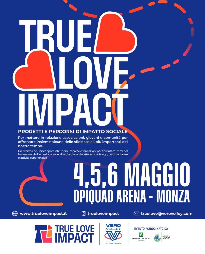 Vero Volley lancia True Love Impact sul disagio giovanile - (credit immagine: ufficio stampa Vero Volley)