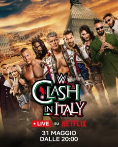 WWE, Clash in Italy a Torino e in diretta esclusiva su Netflix