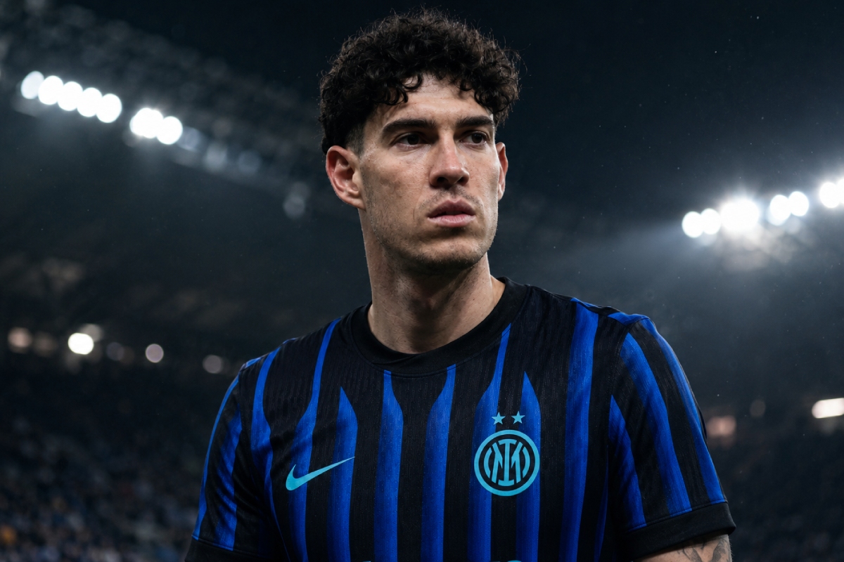 Alessandro Bastoni, difensore FC Inter - (immagine generata con IA)
