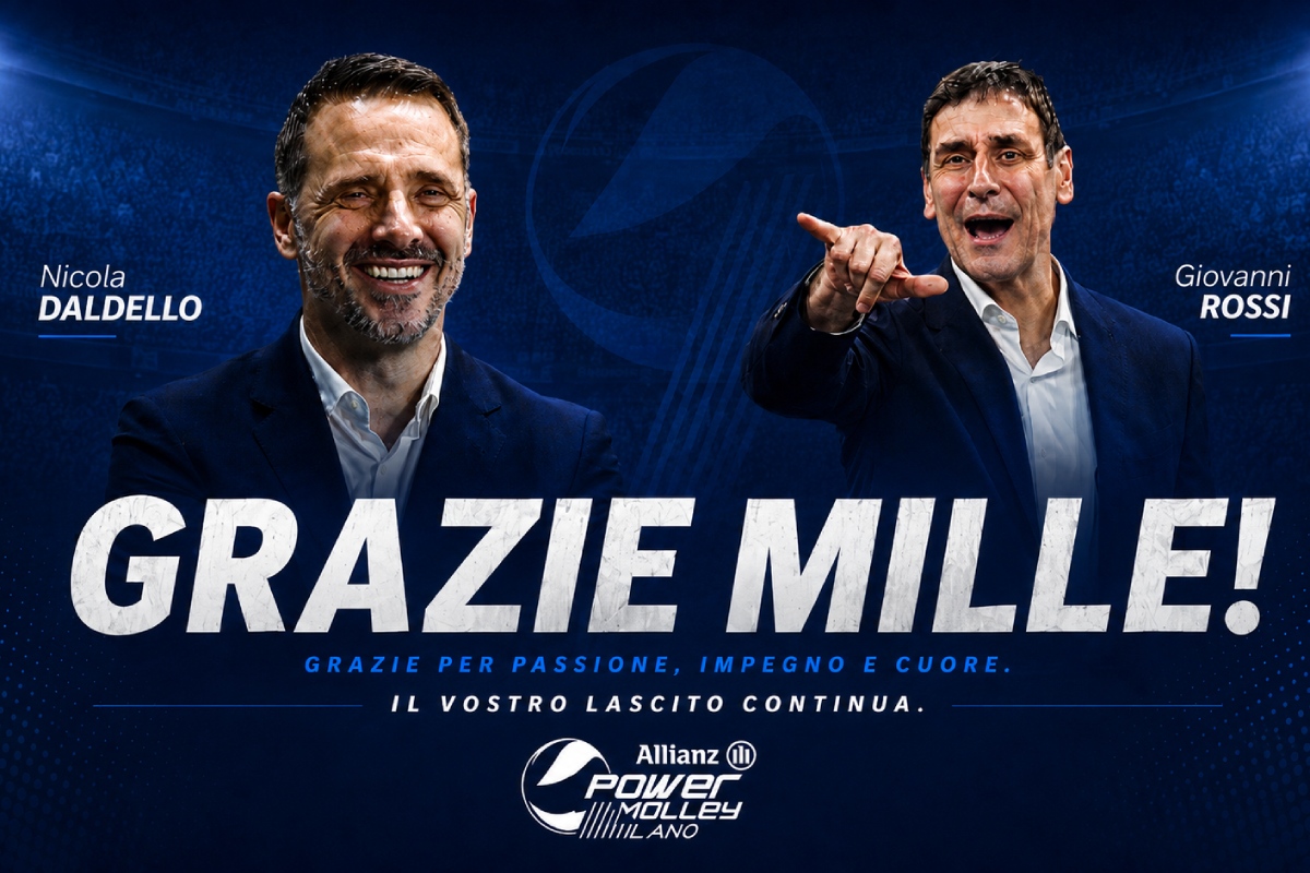 Allianz Milano Powervolley saluta Daldello e Rossi - (immagine generata con IA)