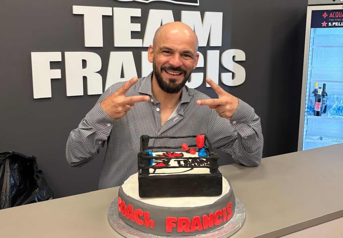 Francis Rizzo all'inaugurazione