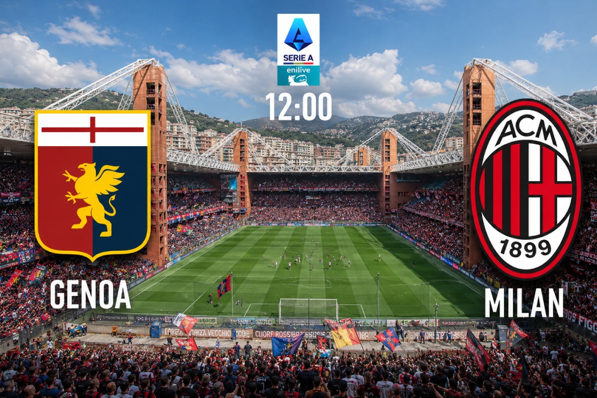Genoa-Milan dove vederla in tv: orario e streaming - (immagine generata con IA)
