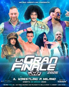 Milano Wrestling, sabato 23 maggio al Palazzetto dello Sport di Pero c’è “La Gran Finale 2026”