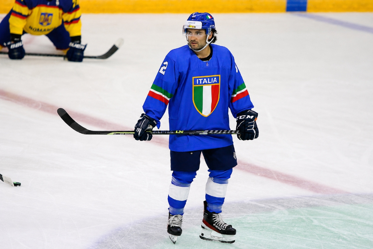 Dante Hannoun al Milano per la ICE Hockey League – (credit foto: Carola Semino)