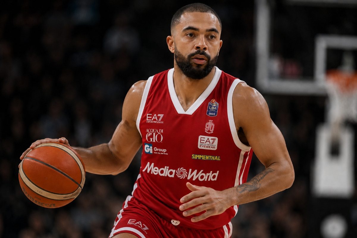 Darius Thompson all’Olimpia Milano: regia ed esperienza – (immagine generata con IA)