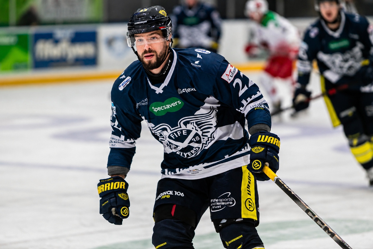 Giordano Finoro al Milano Hockey Club per la ICEHL – (credit foto: Derek Young)