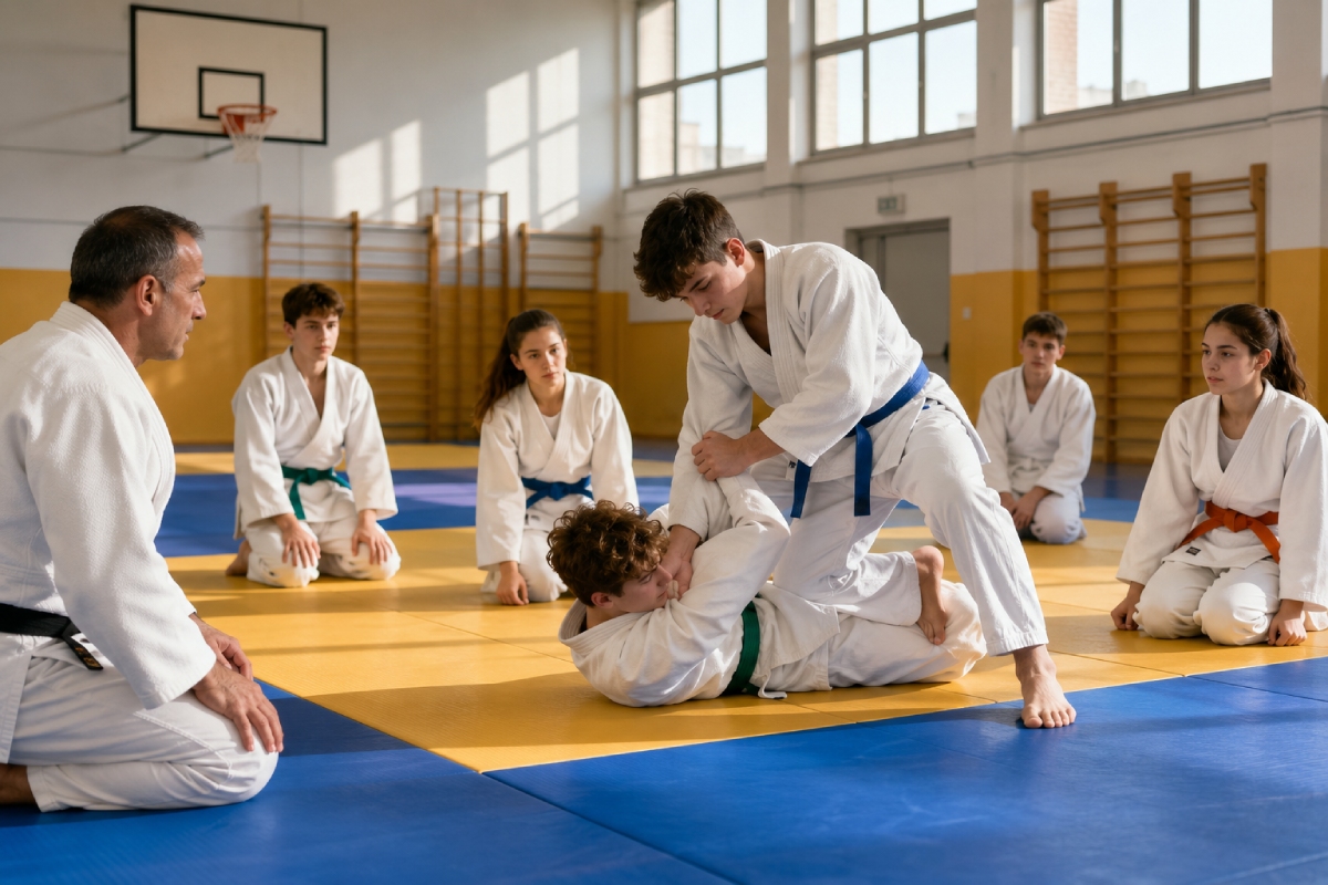 Judo nelle scuole lombarde: educare alla legalità - (immagine generata con IA)