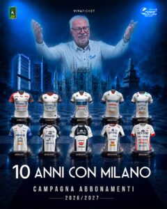 Allianz Milano, il nuovo corso di Falasca parte da Cisterna