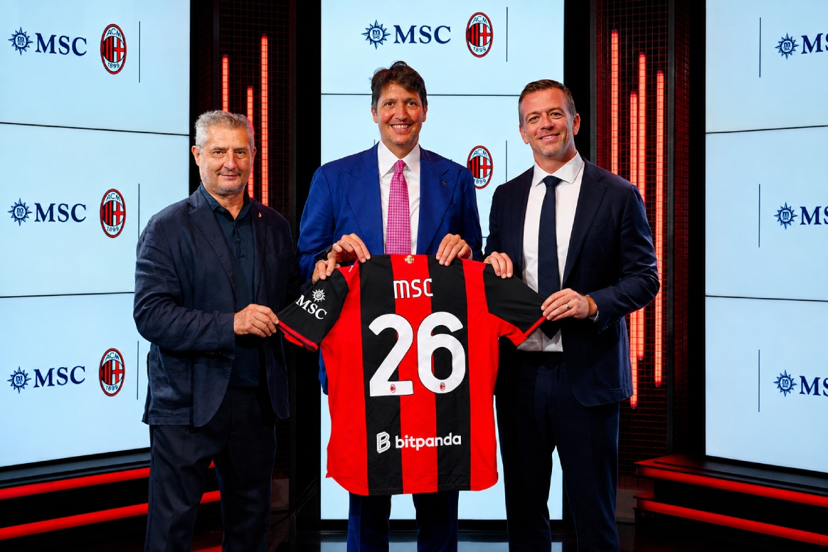 Milan e MSC Crociere ancora insieme – (credit immagine: ufficio stampa AC Milan)