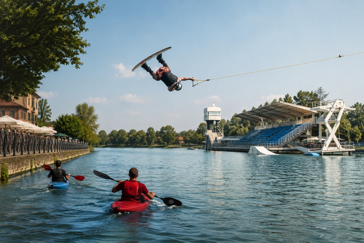 Sport acquatici a Milano: dove e cosa praticare - (immagine generata con IA)