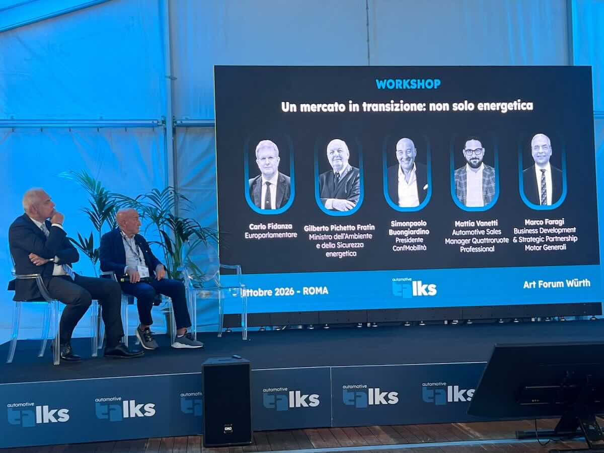 Automotive Talks 2026, confronto sul futuro delle auto a benzina, diesel ed elettriche dopo il 2035
