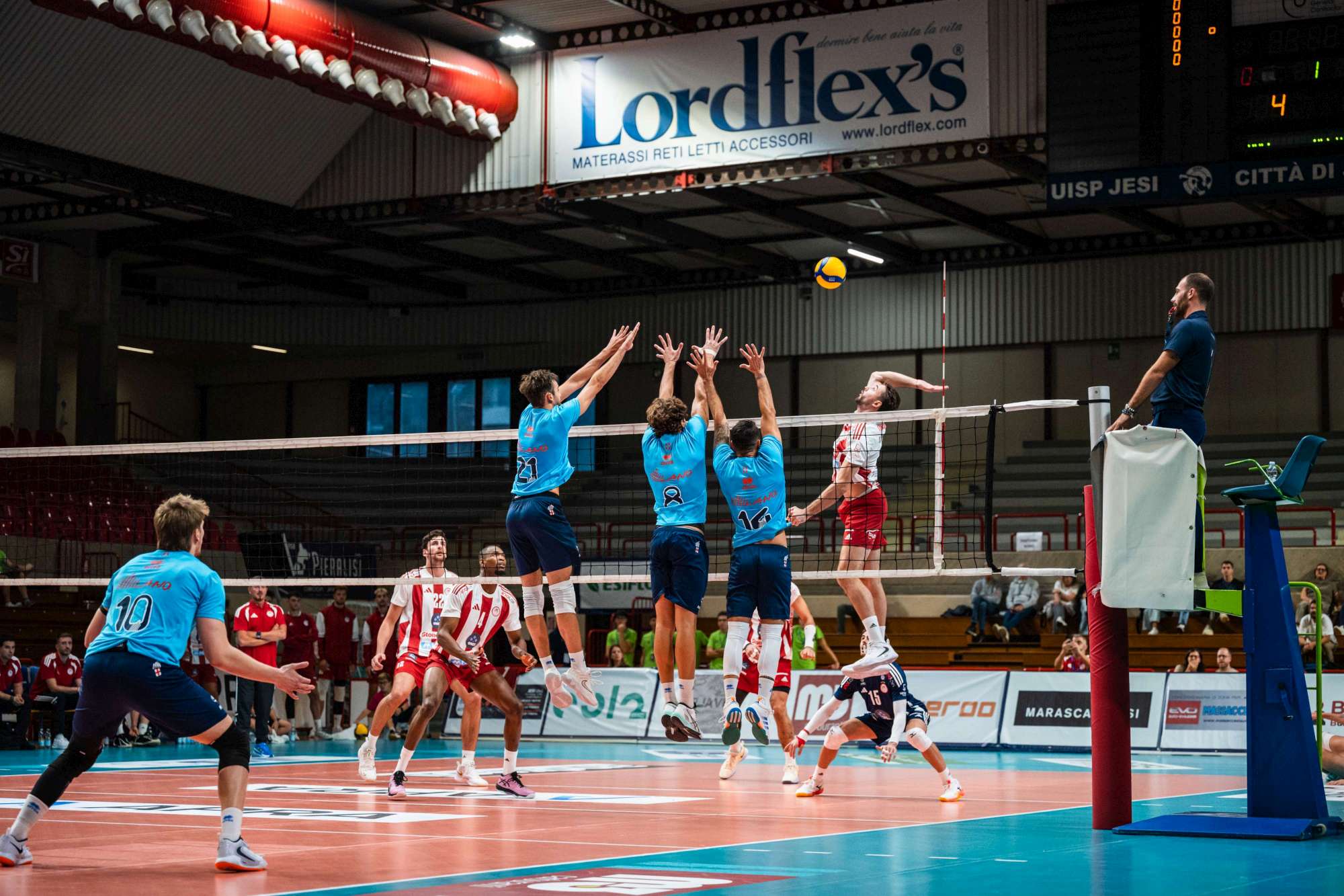 Allianz Milano in finale alla Jesi Volley Cup: Olympiakos Pireo battuto 3-1